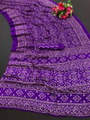 Ajrakh Kgm Bandhani Printed Silk Sarees Wholesale Price In Surat